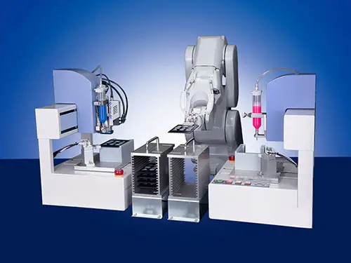 HM-AeroJet Non-Contactus Jet Dispensator pro Hot-Confluet Adhesives