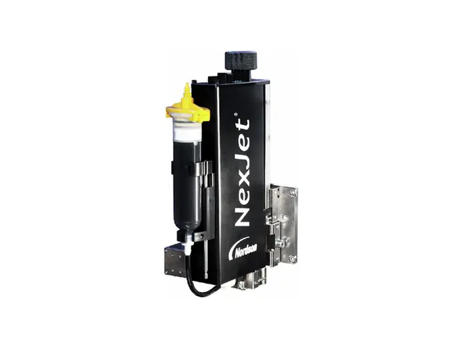 ASYMTEK NexJet NJ-8 Jet Dispensatio Systematis cum ReadiSet jetting cartridges.